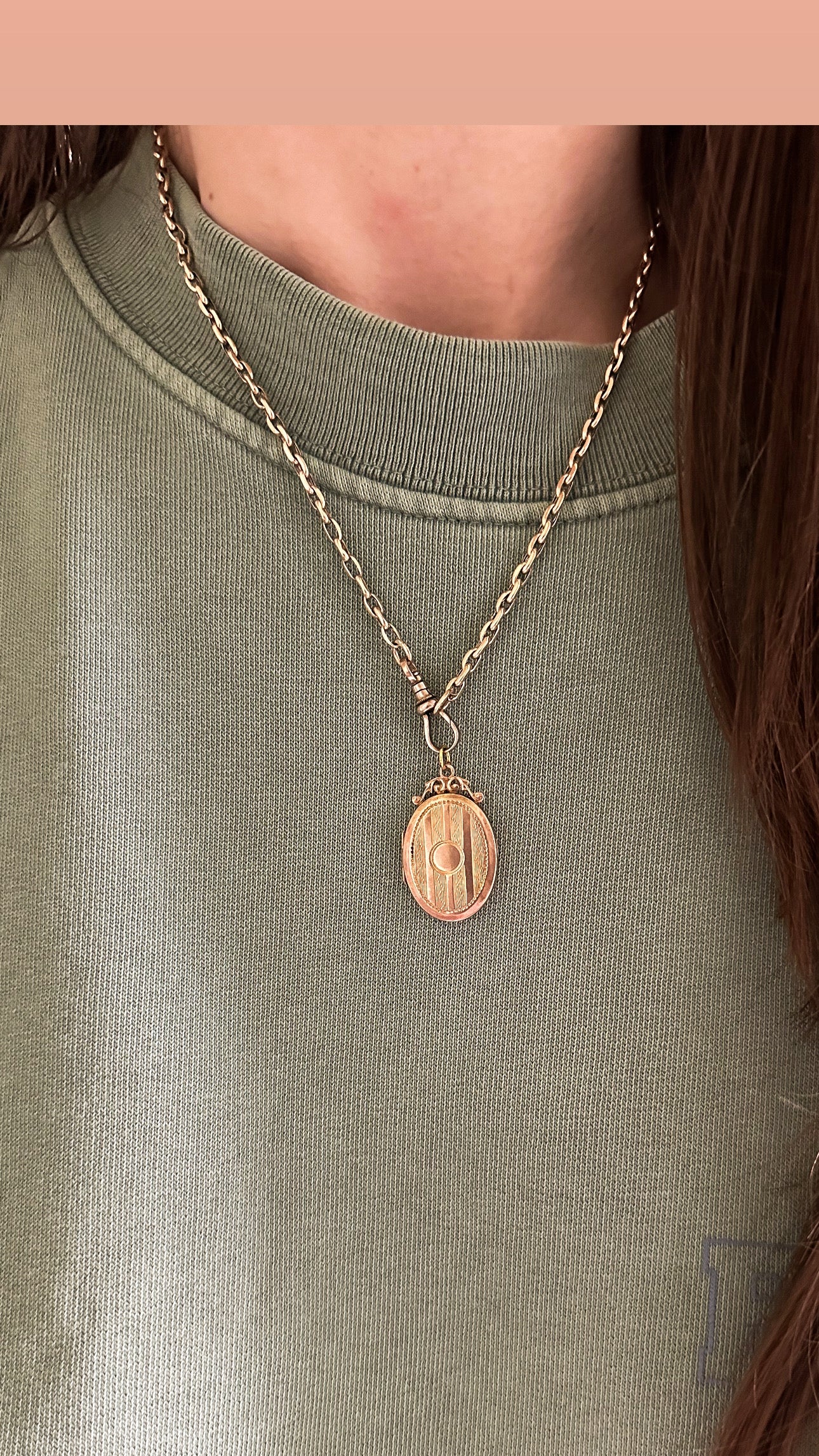 9ct Antique Chester hallmarked locket