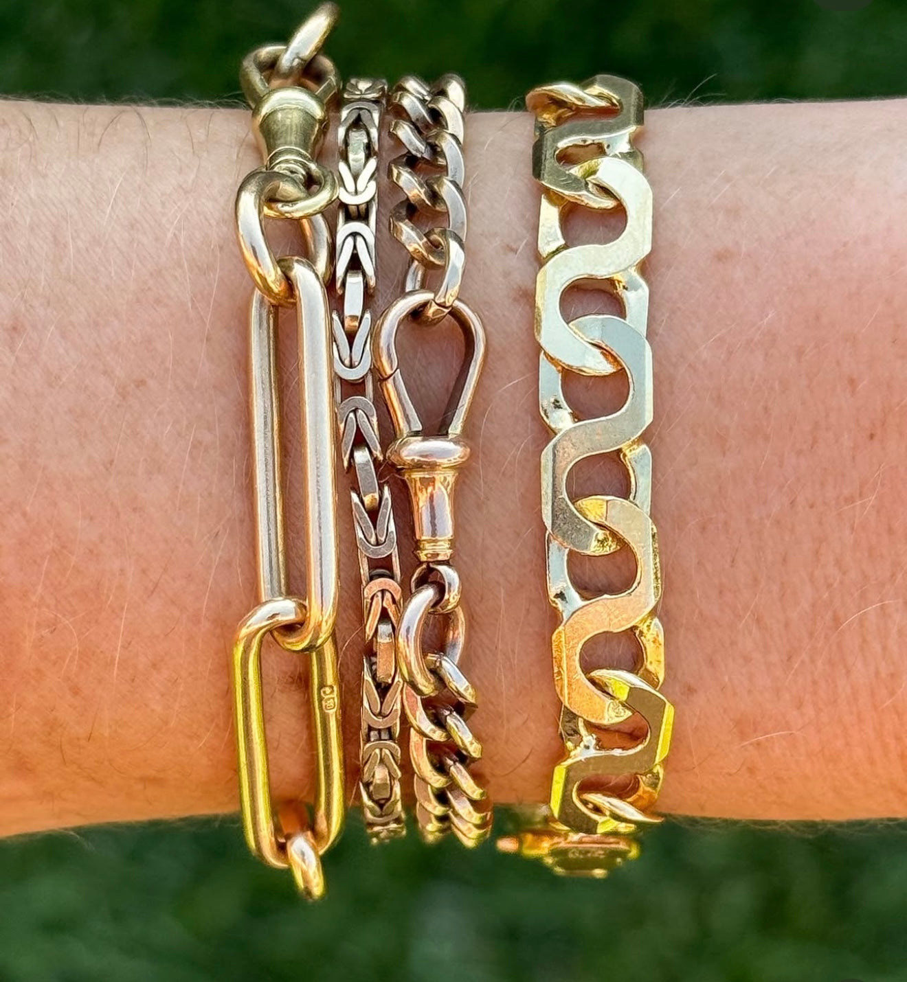 14k Vintage Buttery Gold Bracelet - 8β