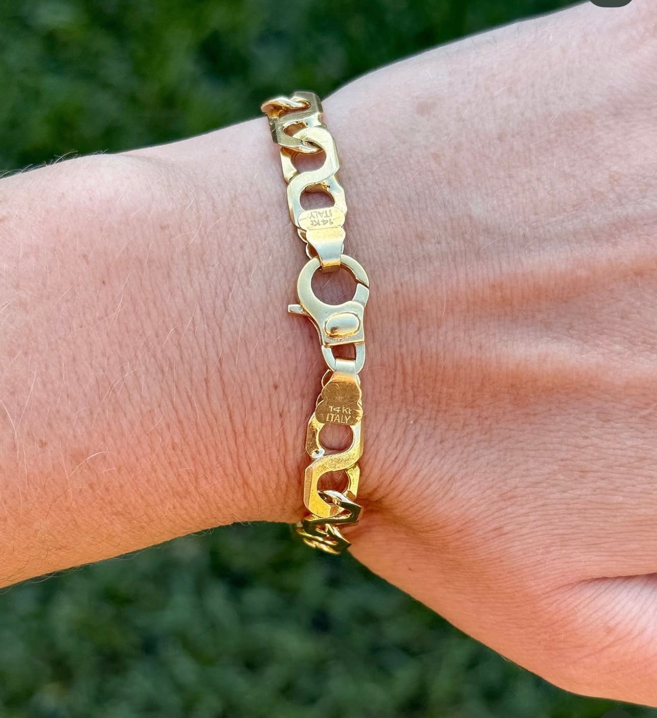 14k Vintage Buttery Gold Bracelet - 8β