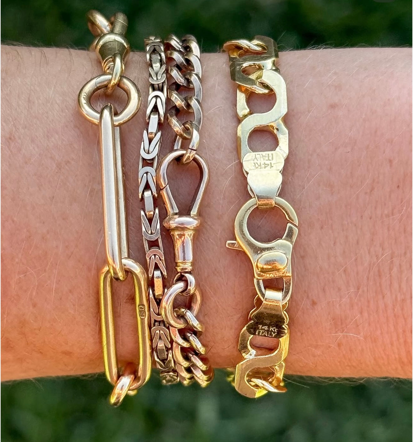 14k Vintage Buttery Gold Bracelet - 8β