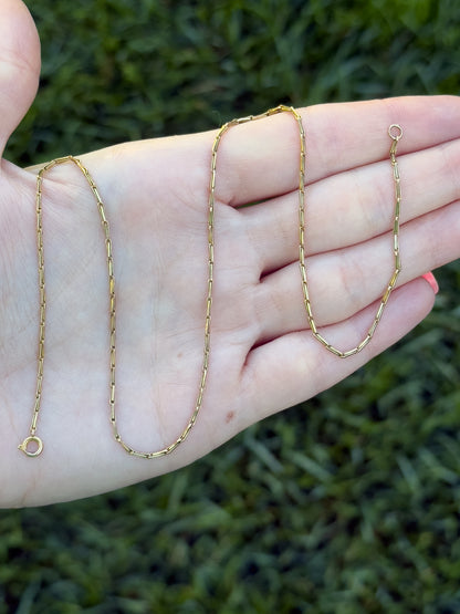 10k Vintage Hayseed Chain - 16.25”