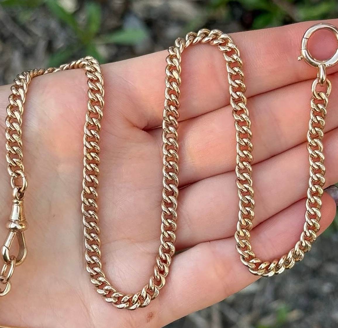 Layaway Deposit for antique 9ct curb chain - 15.6”