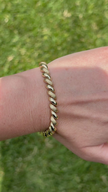 14k Vintage San Marco bracelet - 7.25”